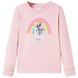 Kids' Sweatshirt Children Long Sleeves Toddler Pullover Kids' Top Clothes - pink, 104