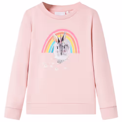 Kids' Sweatshirt Children Long Sleeves Toddler Pullover Kids' Top Clothes - pink, 116
