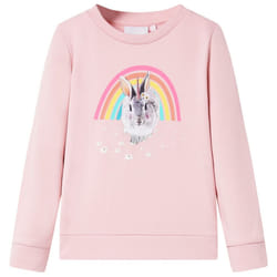 Kids' Sweatshirt Children Long Sleeves Toddler Pullover Kids' Top Clothes - pink, 116