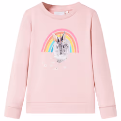 Kids' Sweatshirt Children Long Sleeves Toddler Pullover Kids' Top Clothes - pink, 140