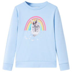 Kids' Sweatshirt Children Long Sleeves Toddler Pullover Kids' Top Clothes - blue, 104