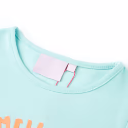 ) Kids' T-shirt Short Sleeves Tee Children's T Shirt Toddler Clothes Kids' Top - aqua, 104 (3-4y