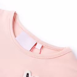 Kids' T-shirt Short Sleeves Tee Children T Shirt Toddler Top Bright Yellow 104 - pink, 140