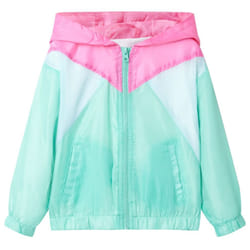 Kids' Hooded Jacket with Zip Children's Long Sleeves Coat Kids Zip up Jacket - green, 128