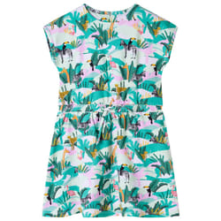 ) Kids' Dress Children' Dress Toddler School Casual Kids Girls' Dress Light Mint - 104 (3-4y