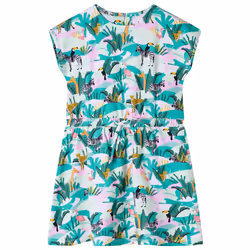 ) Kids' Dress Children' Dress Toddler School Casual Kids Girls' Dress Light Mint - 116 (5-6y