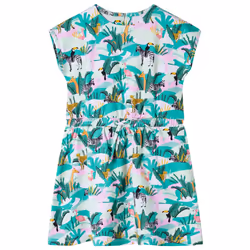 ) Kids' Dress Children' Dress Toddler School Casual Kids Girls' Dress Light Mint - 140 (9-10y