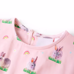 Kids' Dress Children' Dress Toddler School Casual Kids Girls' Dress Light Pink - 116