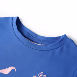 Kids' T-shirt Short Sleeves Children's T Shirt Tee Kids' Top Unicorn Print - blue, 140