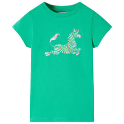 Kids' T-shirt Short Sleeves Children's T Shirt Tee Kids' Top Unicorn Print - green, 140