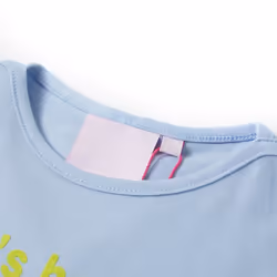 ) Kids' T-shirt Short Sleeves Children's T Shirt Kids' Tops Tee Word Design - blue, 92 (1.5-2y - Additional view 2
