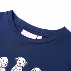 Kids' T-shirt Short Sleeves Children's T Shirt Tee Toddler Top Dogs Print - blue, 92