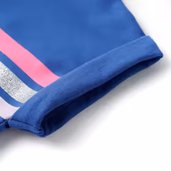 Kids' Dress with Drawstring Toddler Children Kids Girl's Dress Cobalt Blue - 116 - Additional view 3