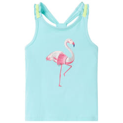 ) Kids' Tank Top Sleeveless Children's Camisole Undershirt Vest Kids' Clothes - mint, 116 (5-6y