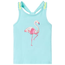 ) Kids' Tank Top Sleeveless Children's Camisole Undershirt Vest Kids' Clothes - mint, 128 (7-8y