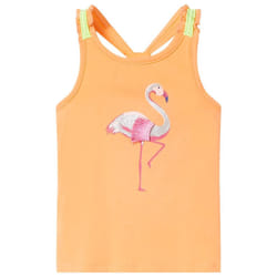 ) Kids' Tank Top Sleeveless Children's Camisole Undershirt Vest Kids' Clothes - orange, 92 (1.5-2y