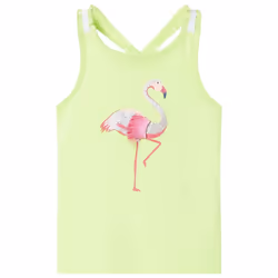 ) Kids' Tank Top Sleeveless Children's Camisole Undershirt Vest Kids' Clothes - yellow, 140 (9-10y