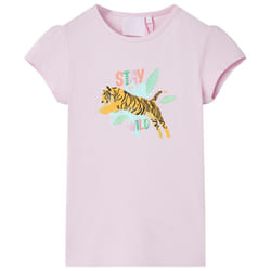 ) Kids' T-shirt Short Sleeves Tee Children's T Shirt Toddler Kids' Top Mint 92 - lila, 104 (3-4y