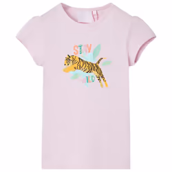 ) Kids' T-shirt Short Sleeves Tee Children's T Shirt Toddler Kids' Top Mint 92 - lila, 128 (7-8y