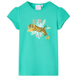 ) Kids' T-shirt Short Sleeves Tee Children's T Shirt Toddler Kids' Top Mint 92 - mint, 104 (3-4y