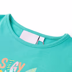 ) Kids' T-shirt Short Sleeves Tee Children's T Shirt Toddler Kids' Top Mint 92 - mint, 116 (5-6y