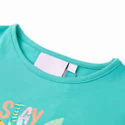 ) Kids' T-shirt Short Sleeves Tee Children's T Shirt Toddler Kids' Top Mint 92 - mint, 140 (9-10y