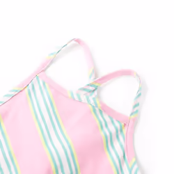 Kids' Dress with Drawstring Sleeveless Dress School Toddler Girls' Dress Pink - 92