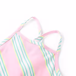 Kids' Dress with Drawstring Sleeveless Dress School Toddler Girls' Dress Pink - 104