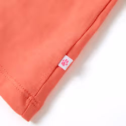 ) Kids' T-shirt Short Sleeves Tee Children's T Shirt Toddler Top Dark Pink 116 - coral, 140 (9-10y
