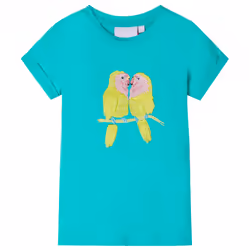 Kids' T-shirt Short Sleeves Tee Children's T Shirt Toddler Kids' Top Mint 104
