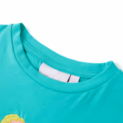) Kids' T-shirt Short Sleeves Tee Children's T Shirt Toddler Top Dark Pink 116 - mint, 116 (5-6y