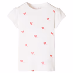 Kids' T-shirt Short Sleeves Tee Children's T Shirt School Toddler Kids' Top - ecru, 104