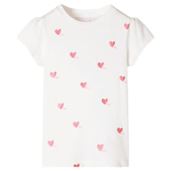 Kids' T-shirt Short Sleeves Tee Children's T Shirt School Toddler Kids' Top - ecru, 104