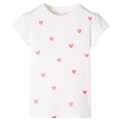 Kids' T-shirt Short Sleeves Tee Children's T Shirt School Toddler Kids' Top - ecru, 116