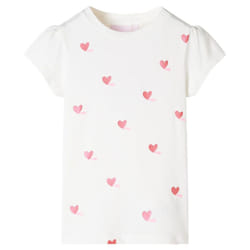 Kids' T-shirt Short Sleeves Tee Children's T Shirt School Toddler Kids' Top - ecru, 116