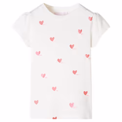 Kids' T-shirt Short Sleeves Tee Children's T Shirt School Toddler Kids' Top - ecru, 140