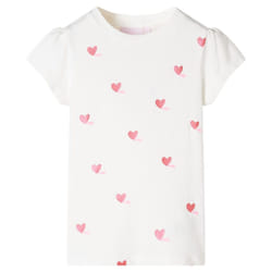 Kids' T-shirt Short Sleeves Tee Children's T Shirt School Toddler Kids' Top - ecru, 140