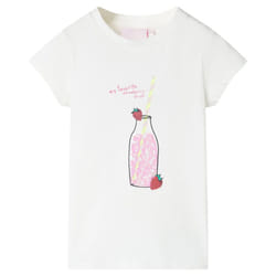 Kids' T-shirt Short Sleeves Tee Children's T Shirt Toddler Kids' Top Pink 116 - ecru, 104