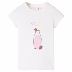 Kids' T-shirt Short Sleeves Tee Children's T Shirt Toddler Kids' Top Pink 116 - ecru, 116