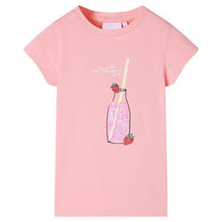 Kids' T-shirt Short Sleeves Tee Children's T Shirt Toddler Kids' Top Pink 116 - pink, 140