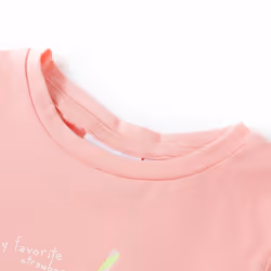 Kids' T-shirt Short Sleeves Tee Children's T Shirt Toddler Kids' Top Pink 116 - pink, 140