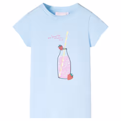 Kids' T-shirt Short Sleeves Tee Children's T Shirt Toddler Kids' Top Pink 116 - blue, 140