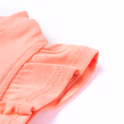) Kids' T-shirt Short Sleeves Tee Children T Shirt Toddler Top Neon Coral 92 - coral, 92 (1.5-2y