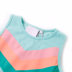 Kids' Dress with Drawstring Girls' Dress Children's Short Dress Light Mint 92