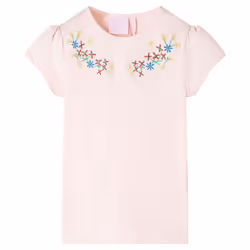 Kids' T-shirt Short Sleeves Tee Children's T Shirt Toddler Top Light Aqua 104 - pink, 140