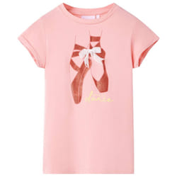 ) Kids' T-shirt Short Sleeves Tee Children's T Shirt Toddler Kids' Top Pink 128 - pink, 104 (3-4y