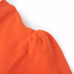 Kids' T-shirt Short Sleeves Tee Children's T Shirt Toddler Kids' Top Mint 128 - orange