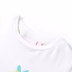 Kids' T-shirt Short Sleeves Children's T Shirt Tee Top Colourful Fruit Print - ecru, 104