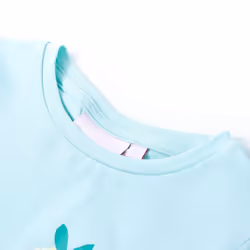 Kids' T-shirt Short Sleeves Children's T Shirt Tee Top Colourful Fruit Print - aqua, 140