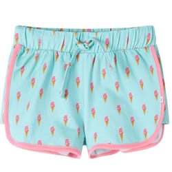 Kids' Shorts with Drawstring Children Toddler Pants Ice Cream Print Light Mint - 104
